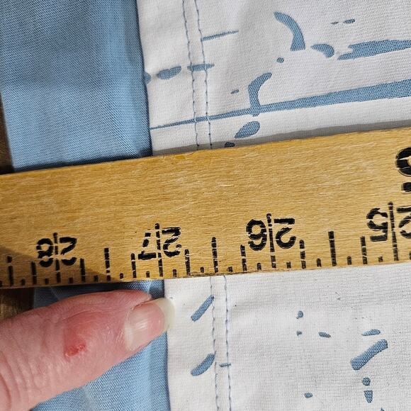 Blue Easter Bunny Print Women's Top Small Artsy Painted Spring T Shirt Casual - Picture 11 of 13